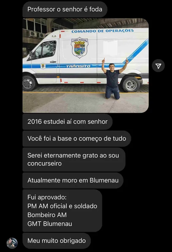 Depoimento de aluno do Sou Concurseiro