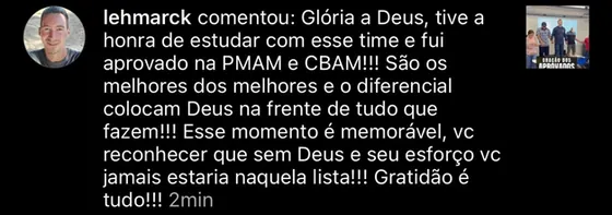 Depoimento de aluno do Sou Concurseiro