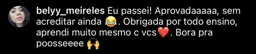 Depoimento de aluno do Sou Concurseiro